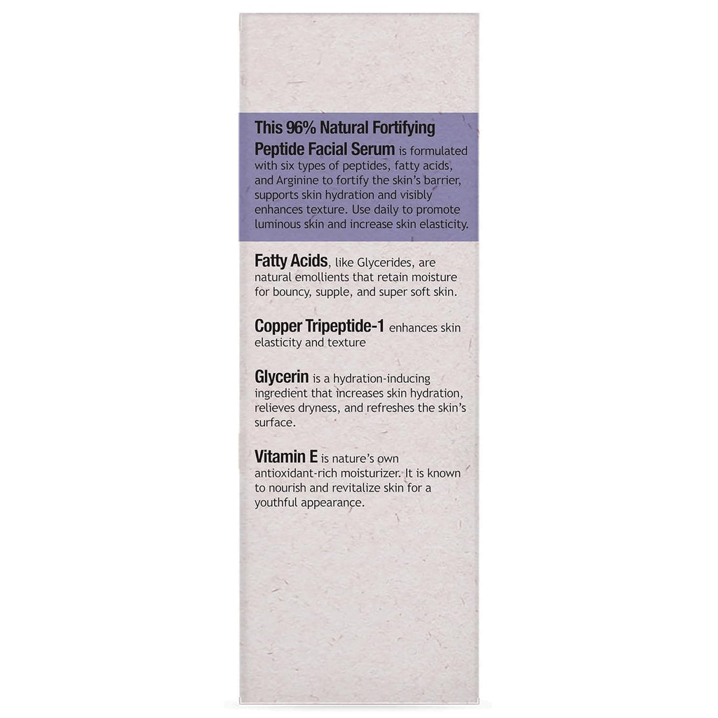 Peptide Facial Serum – Firming & Tightening with 6 Peptides (30ml)