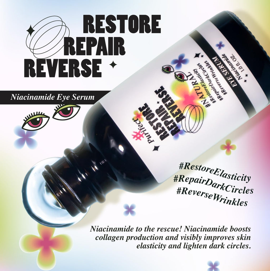 Niacinamide Eye Serum – Restore, Repair & Reverse (30ml)